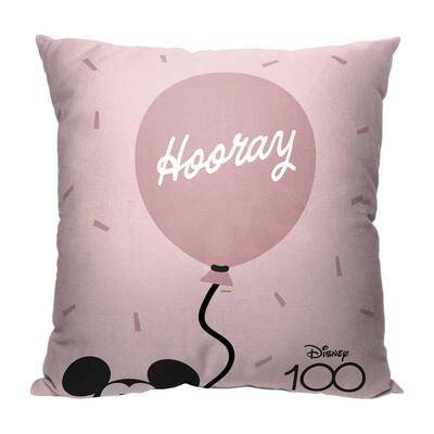 Disney D100 Hooray Balloon 18 Inch Throw Pillow