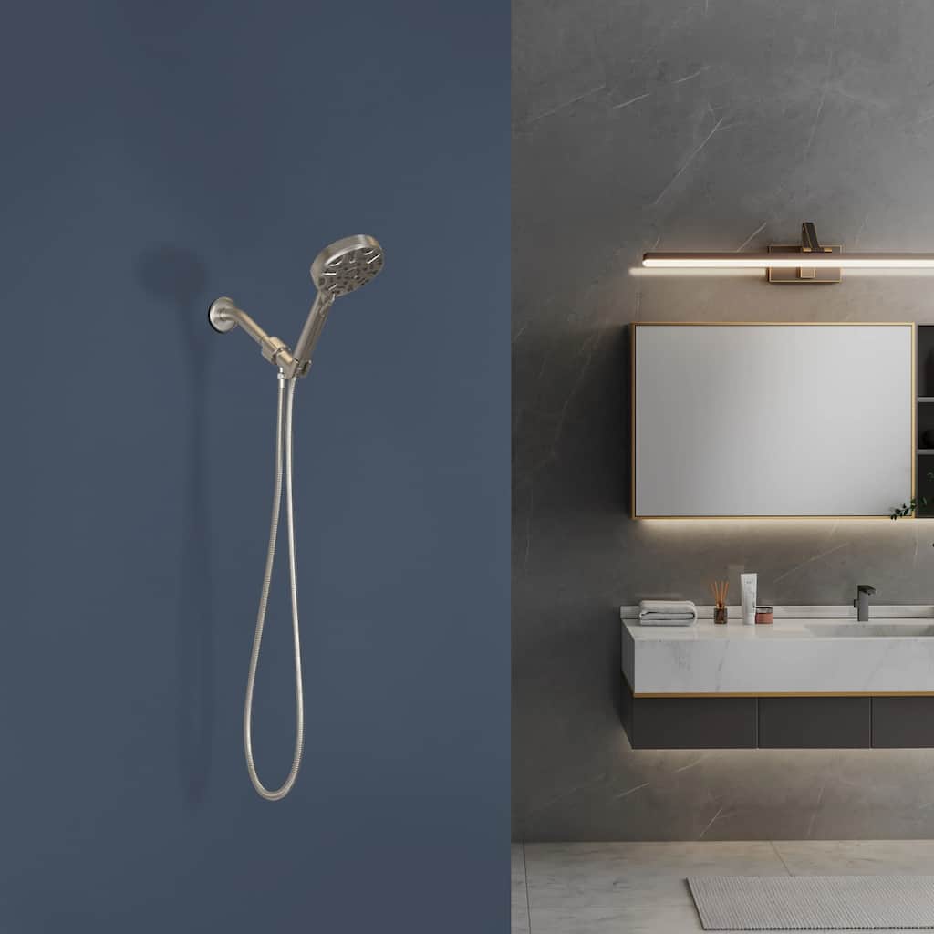 Topcraft Wall Mount Multi-Function Hand Showerhead - 4.7*4.7