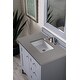 preview thumbnail 26 of 33, James Martin Vanities Palisades 36" Single Vanity, Silver Gray