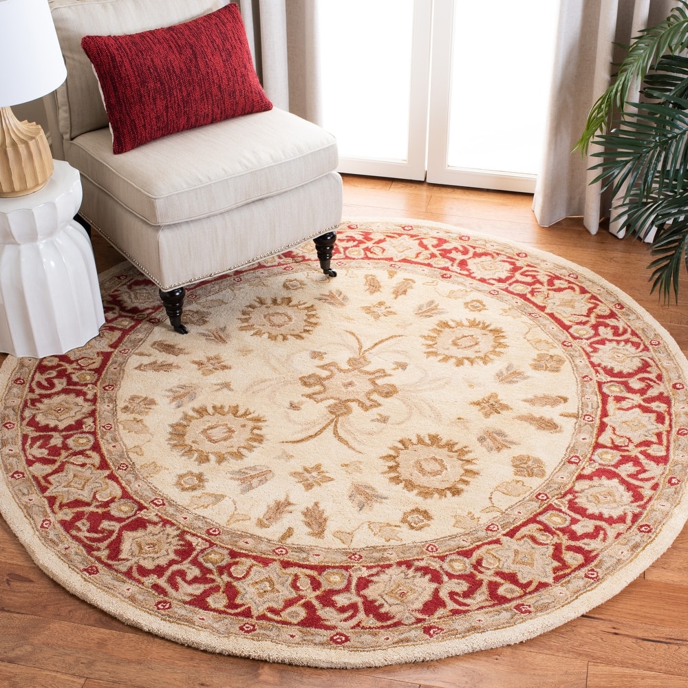 SAFAVIEH Handmade Anatolia Zelmira Traditional Oriental Hand-spun Wool Rug