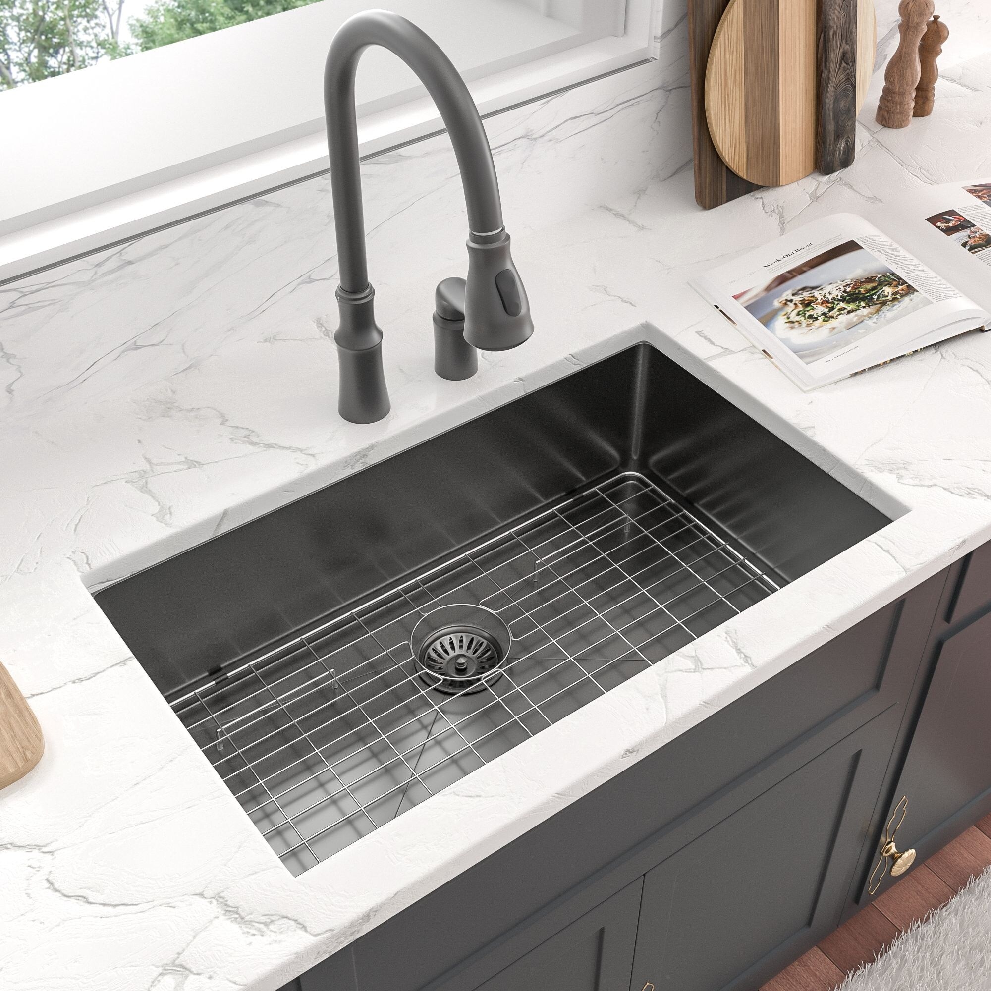 Single Bowl Commercial Grade Sink with Rounded Corners and ...