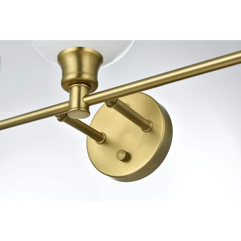 Camille 5-Light Frosted Glass Wall Sconce