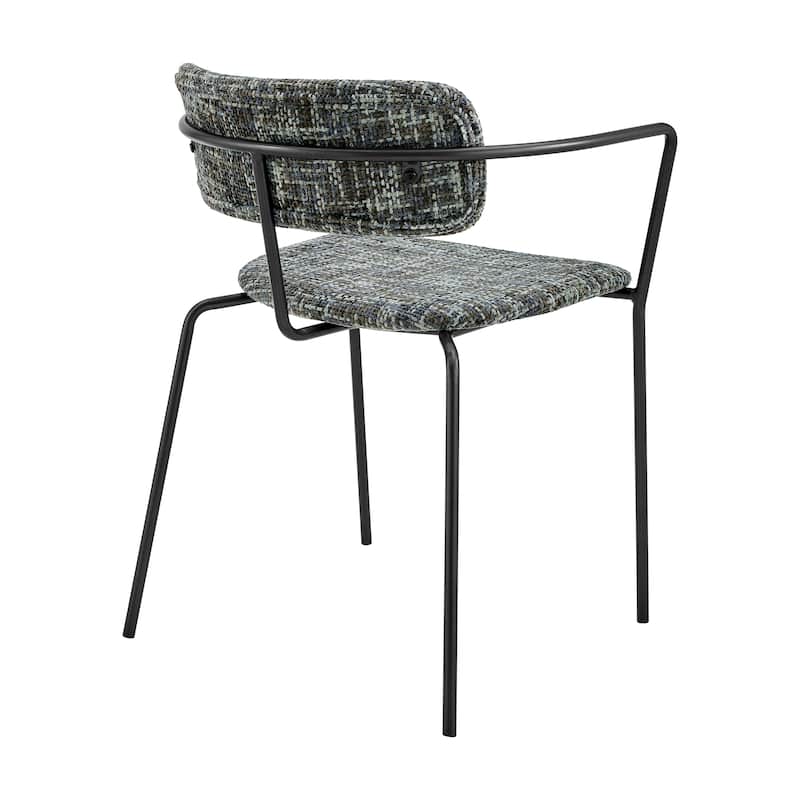 NPD Furniture Alivia Fabric Dining Side Arm Chair (Set of 2)