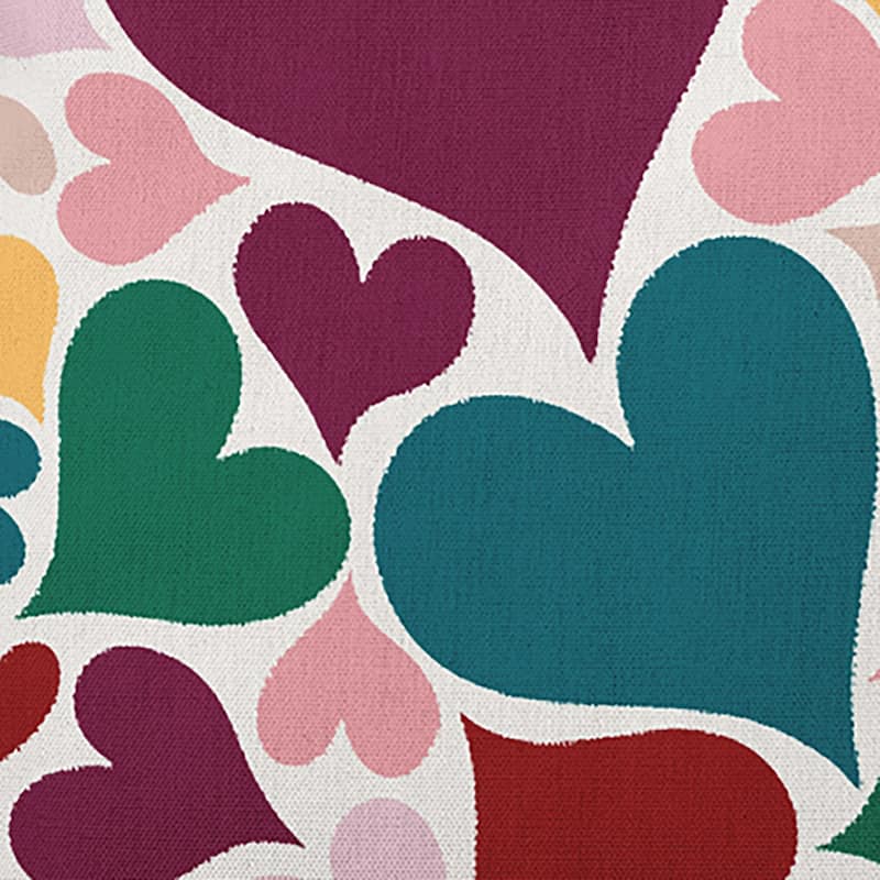Hearts All Around Valentine's Day Decorative Indoor/Outdoor Pillow