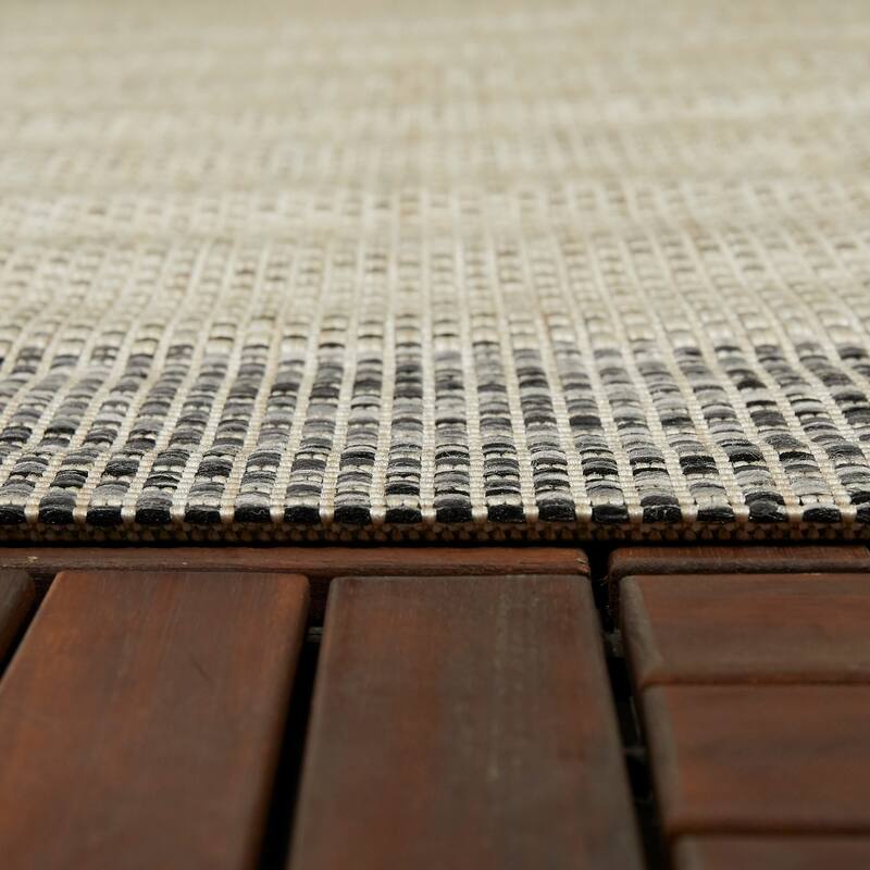 Langley Border Flatweave Indoor/Outdoor Area Rug