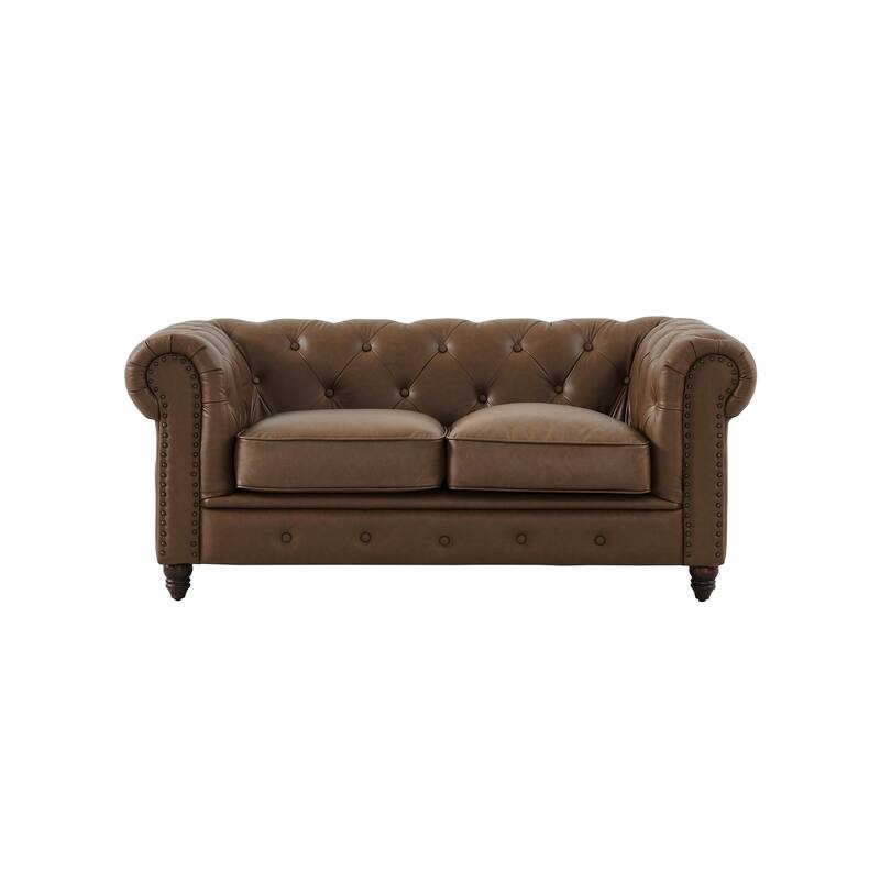 Cornelia Modern Contemporary Eco Leather Love Seat