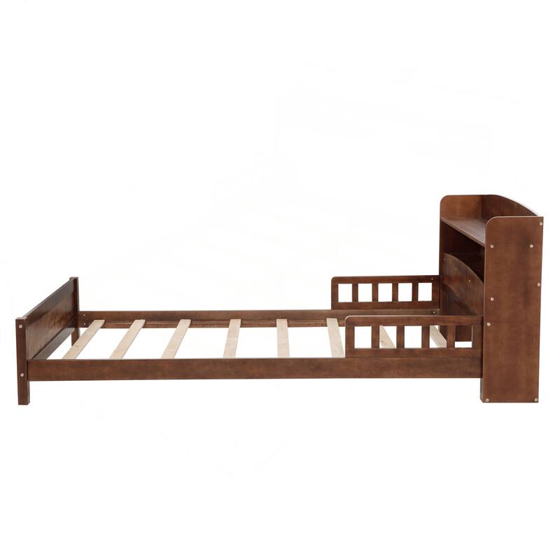 Full Pine Wood Bed with Innovative Features for Ultimate Comfort