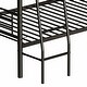 preview thumbnail 10 of 18, Multifunctional Triple Bunk Bed,Bedroom Dormitory Twin Size Black Metal Triple Bunk Bed Can Be Disassembled Into Three Beds