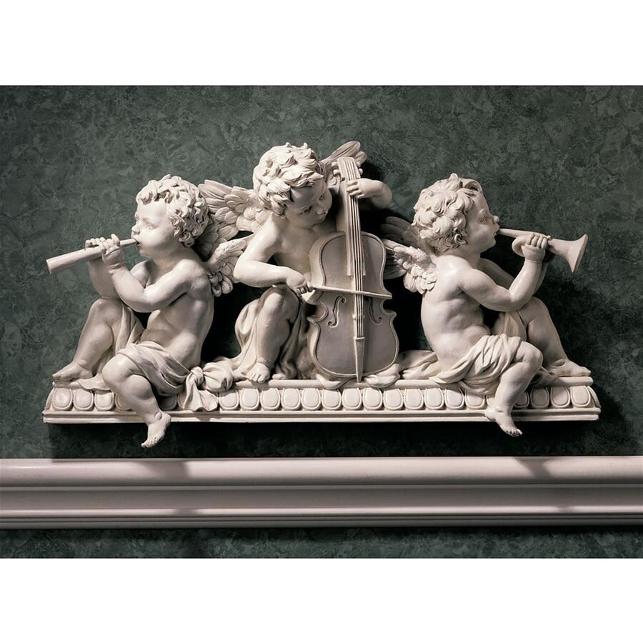 Design Toscano De Velde Water Lily Architectural Wall Pediment