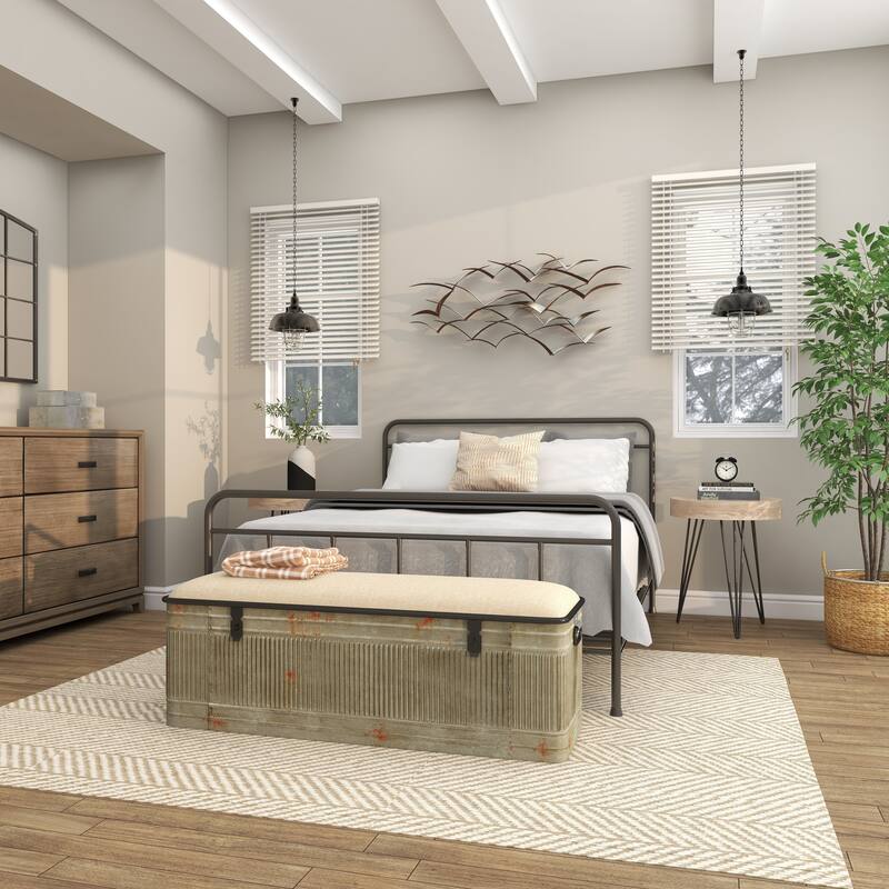 Brown Metal Scroll Home Wall Decor