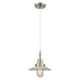 Option Clear Halophane Shade / Brushed Satin Nickel
