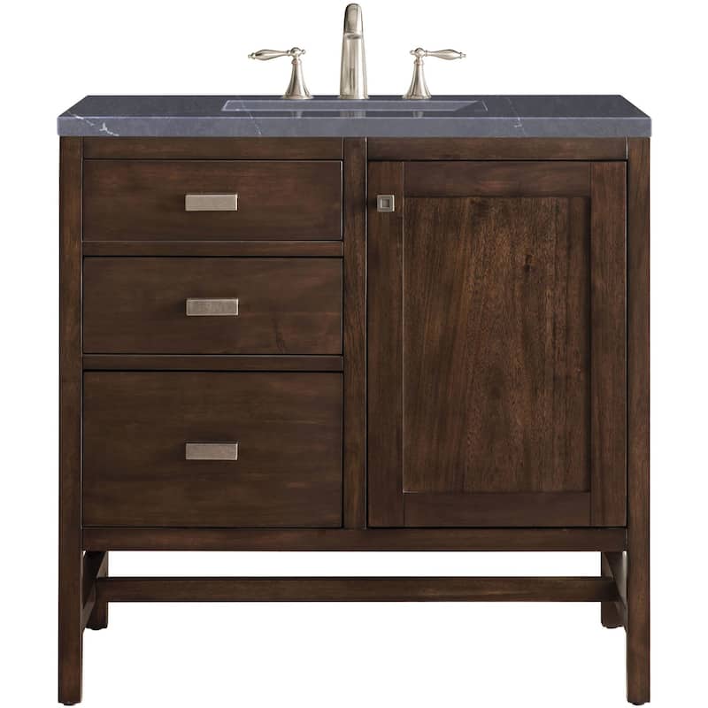 James Martin Vanities Addison 36" Single Basin Hardwood Vanity Set - Mid Century Acacia - Wood Finish