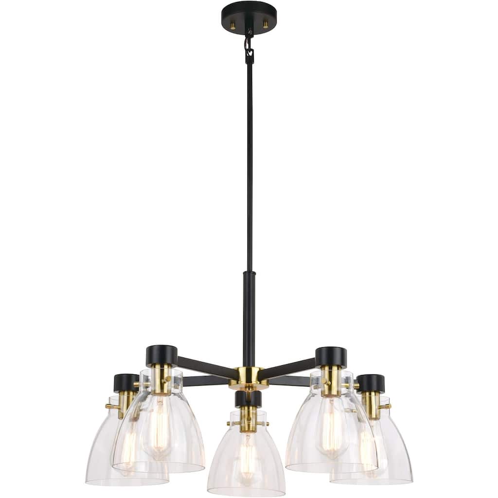 Vaxcel Lighting H0307 Elgin 5 Light 27" Wide Chandelier