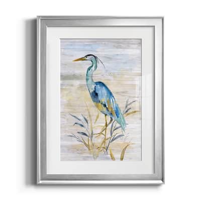 Blue Heron II Premium Framed Print - Ready to Hang