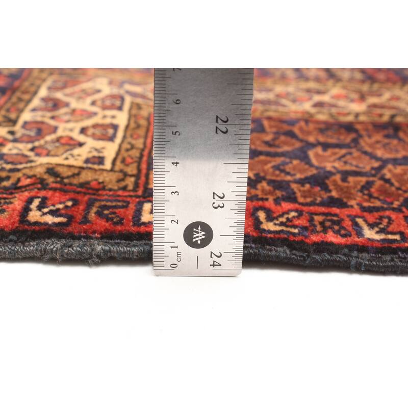 ECARPETGALLERY Hand-knotted Teimani Dark Navy Wool Rug - 2'11 x 4'2