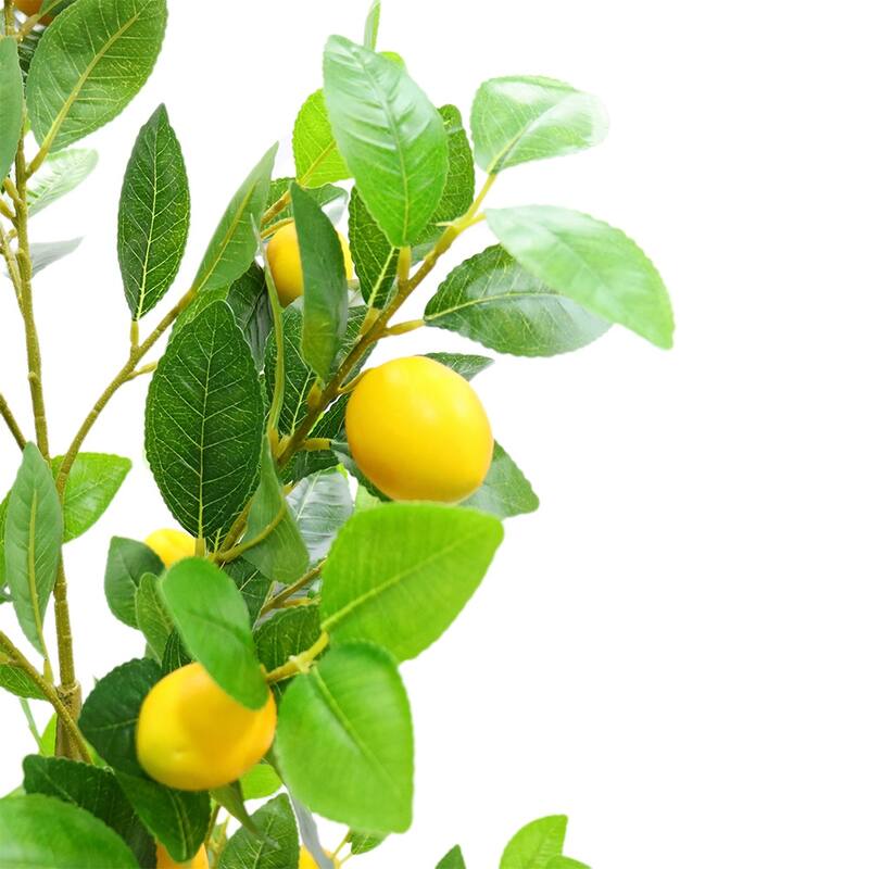 Artificial Lemon Tree With Realistic Trunks And Leaves