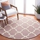 preview thumbnail 45 of 200, SAFAVIEH Handmade Cambridge Luisa Moroccan Trellis Wool Rug 6' Round - Beige/Ivory - Round