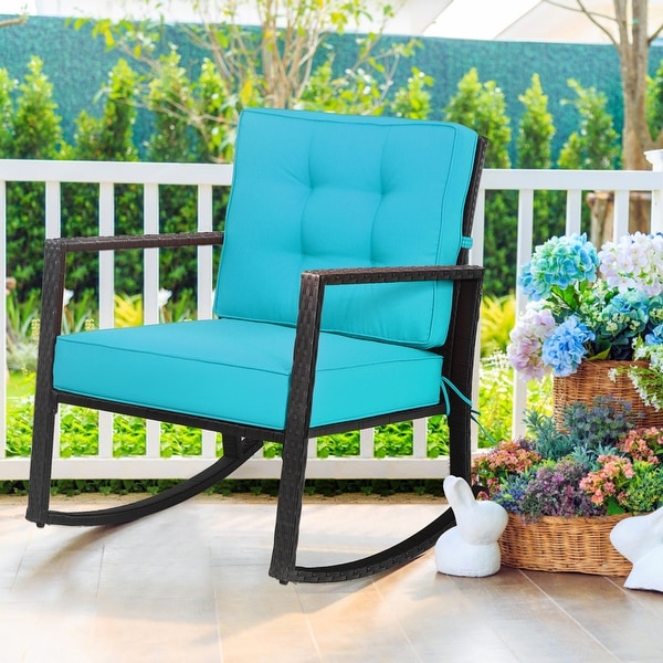 Single outdoor rattan hotsell chair