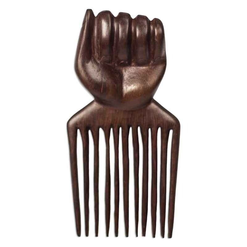 Novica Handmade Nunana Mahogany Wood Wall Art