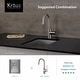 preview thumbnail 20 of 124, Kraus Oletto Single Handle 1-Hole Kitchen Bar Faucet