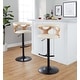 preview thumbnail 60 of 141, Carson Carrington Viby Adjustable Bar Stool with Rounded T Footrest (Set of 2)
