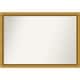 preview thumbnail 1 of 191, Wall Mirror Choose Your Custom Size - Extra Large, Townhouse Gold Wood
