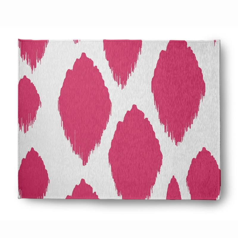 Web of Ikat Soft Chenille Rug - 8' x 10' - Fuchsia