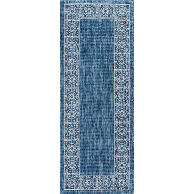 Colonnade Traditional Border Indoor/Outdoor Area Rug