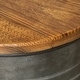 preview thumbnail 19 of 71, Glitzhome Industrial Farmhouse Round Storage Side Tables (Set of 2)