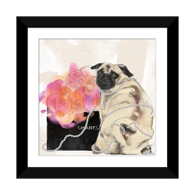 iCanvas "Chanel Pug" by Studio One