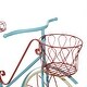 preview thumbnail 7 of 30, Colorful Metal Vintage Whimsical Eclectic Bicycle Plant Stand - 54 x 18 x 32