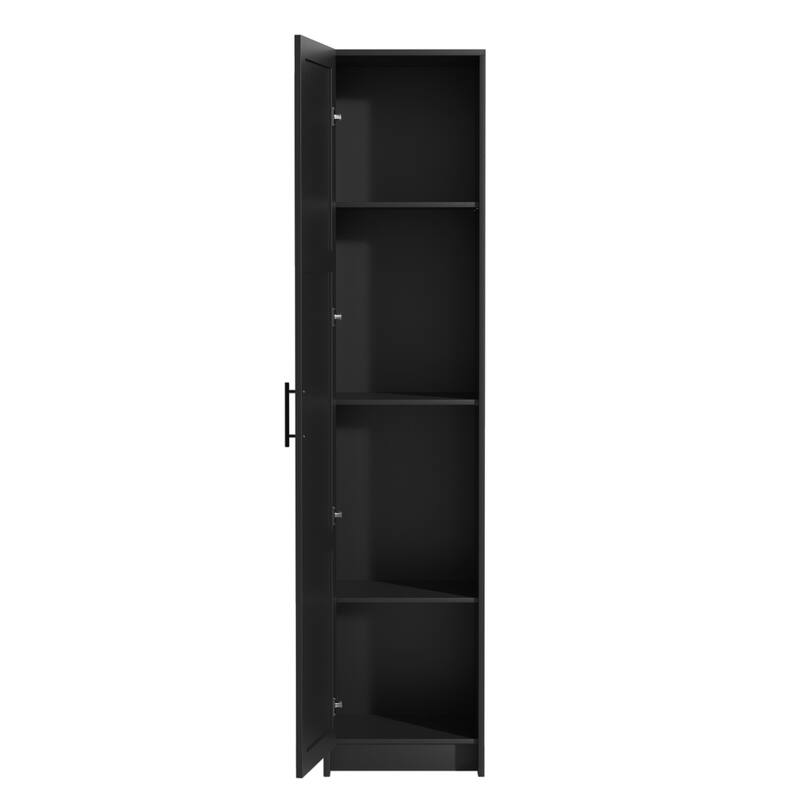 70.87" Tall Narrow Storage Bathroom Cabinet with 3 Adjustable Shelves
