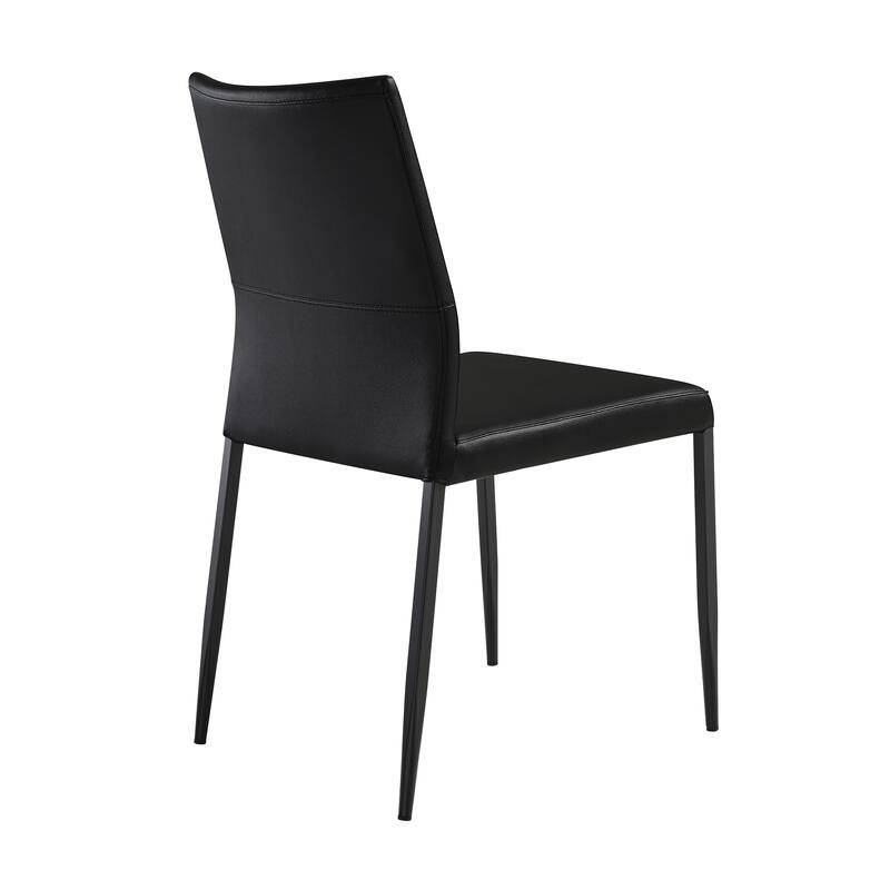 Giana Kash 7 Piece Extendable Dining Set with Faux Leather Chairs