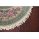 preview thumbnail 5 of 12, Vintage Vegetable Dye Art Deco Chinese Oriental Area Rug Wool Handmade - 2'7" x 4'6"