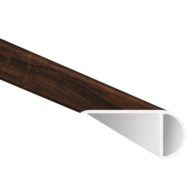 Ackland AKVTV-OSN Brushwood 94" x 3" Vinyl Glue Down Vinyl Flooring - Midnight Walnut