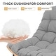 preview thumbnail 20 of 71, Double Papasan Chair Loveseat with Cushion, All-weather PE Rattan 2-Person Wicker Patio Chair for Indoor Outdoor