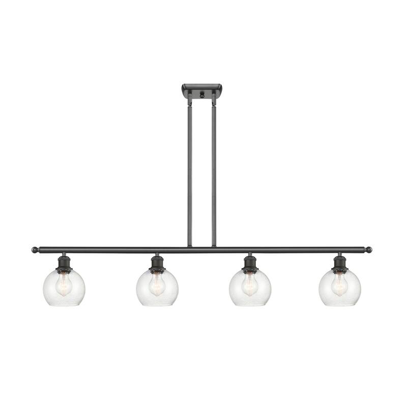 Innovations Lighting 516-4I-9-48 Athens Linear Athens 4 Light 48" Wide - Oil Rubbed Bronze / Seedy