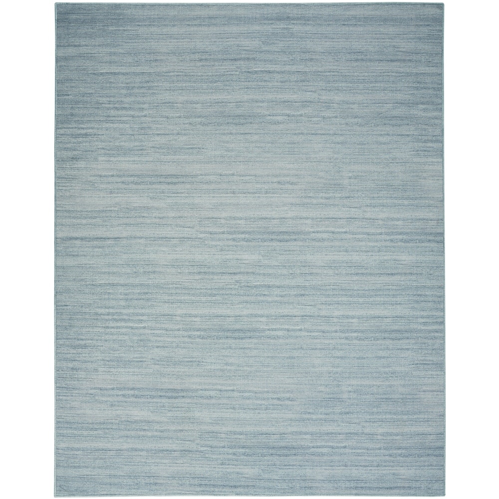 Nourison Washable Essentials Indoor Solid Area Rug
