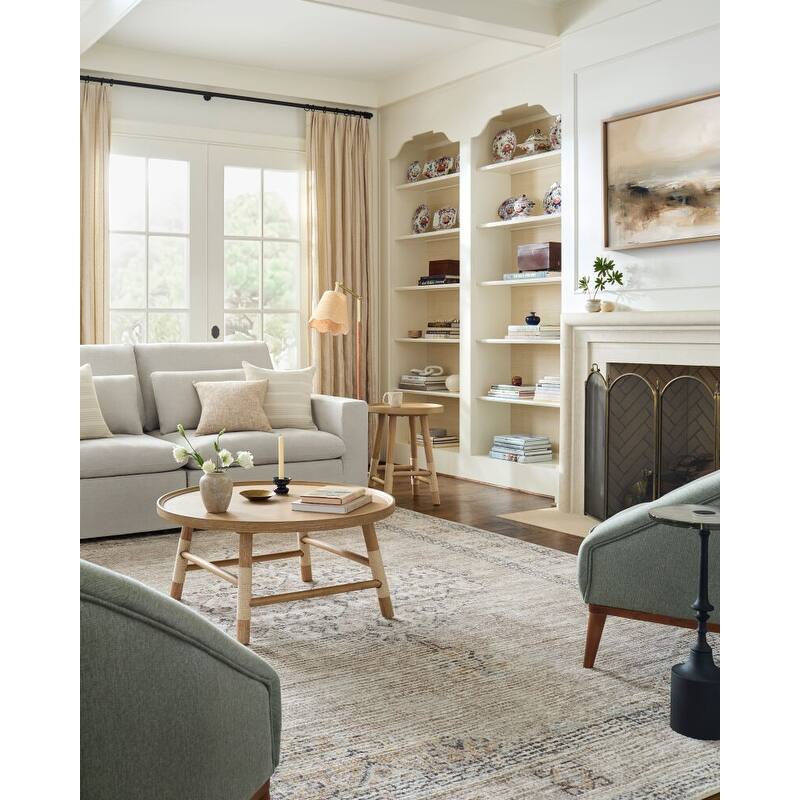 Livabliss Lila Updated Traditional Medallion Area Rug
