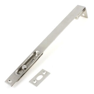 Unique Bargains Replacement Stainless Steel Rectangle Slide Bolt Lock ...