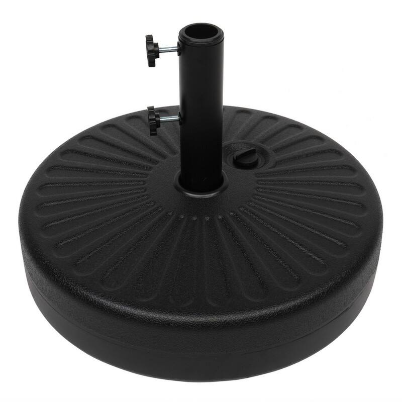 20" Round Plastic Water Injection Base Parasol Base