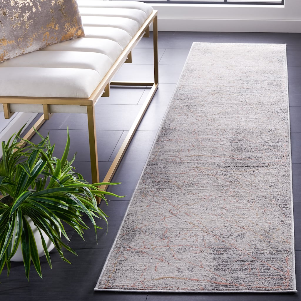 SAFAVIEH Vogue Lenora Modern Abstract Rug - 2' x 8' Runner