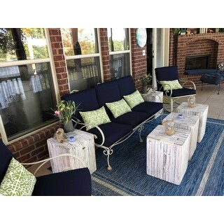 Unique Loom Outdoor Soft Border Area Rug