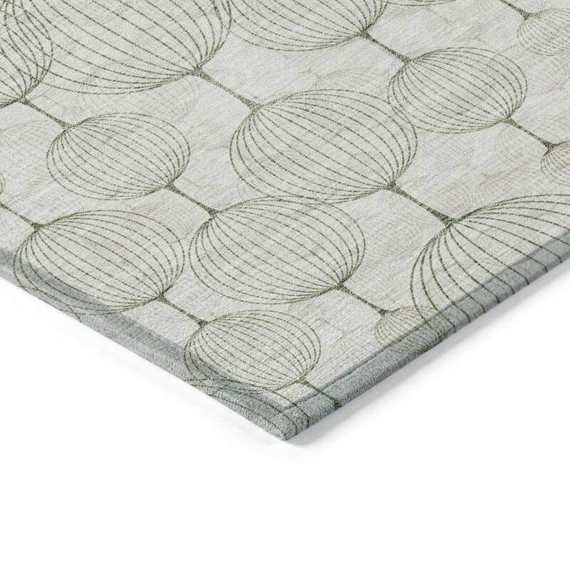 HomeRoots Geometric Transitional Rectangle Outdoor Rug