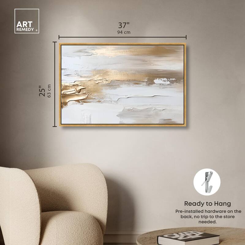 Soothing Waves Canvas by Art Remedy