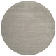 preview thumbnail 92 of 138, SAFAVIEH Handmade Himalaya Kaley Solid Wool Rug 6' Round - Grey - Round