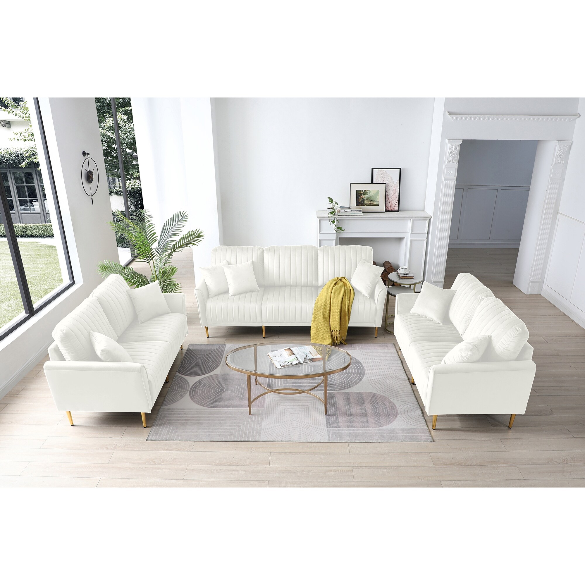Art deco 3 hotsell piece lounge suite