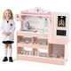 preview thumbnail 2 of 20, Costway Wooden Doctor Play Set with Clock Sink Eye Chart ECG Monitor - See Details