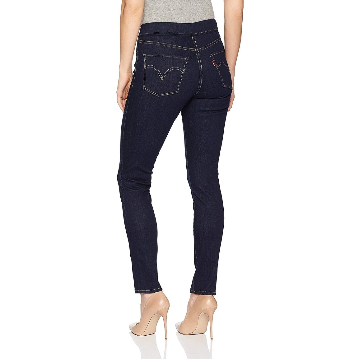 women's levi's pull up jeans