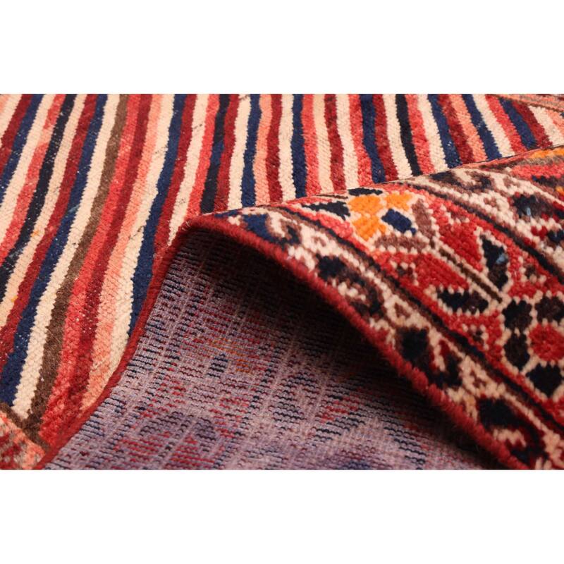 ECARPETGALLERY Hand-knotted Melis Red Wool Rug - 3'9 x 7'3